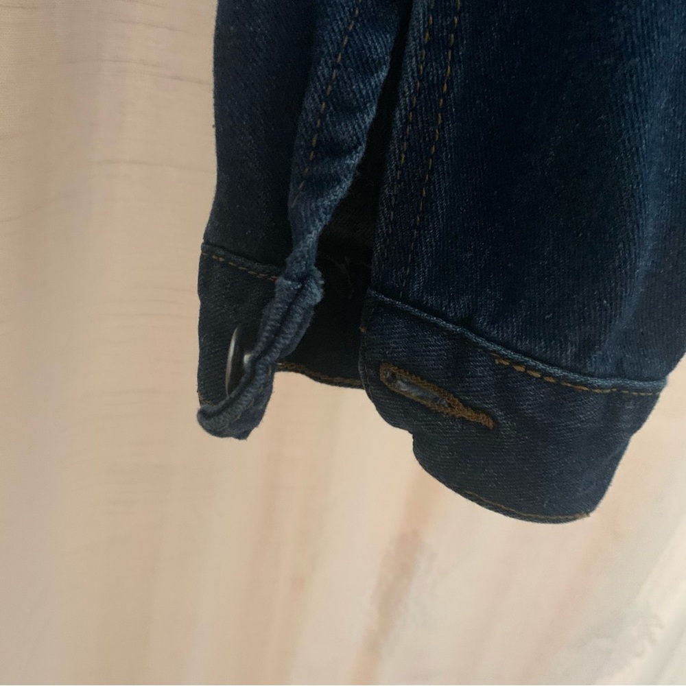Button Up Denim Jacket with Pockets - Picture 6 of 12